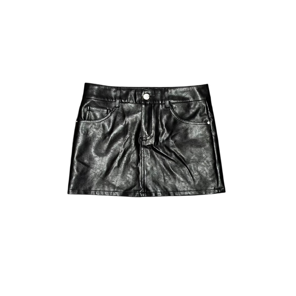 Edikted leather miniskirt 🔥